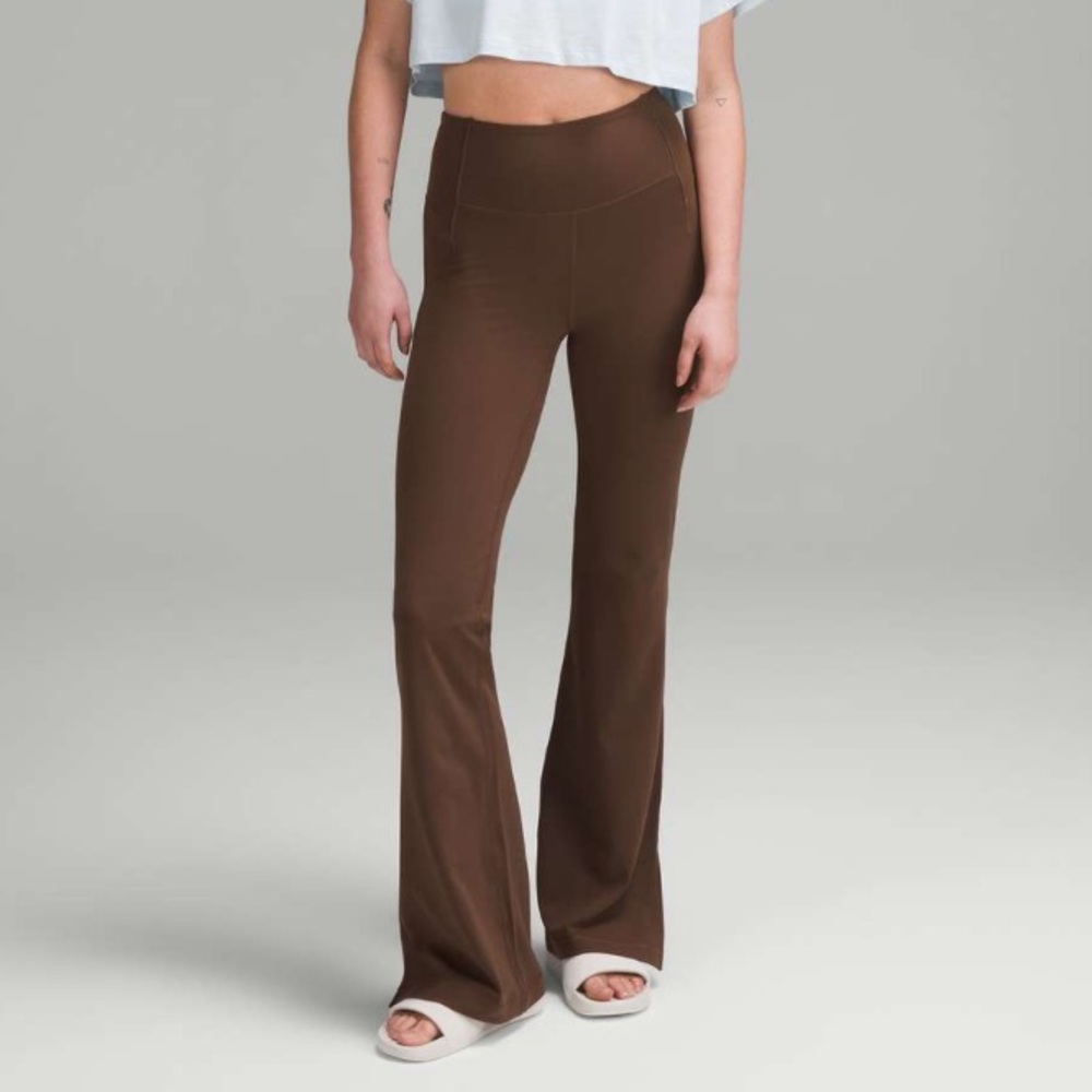 Lululemon Groove High-Rise Split-Hem Flared Pant Java